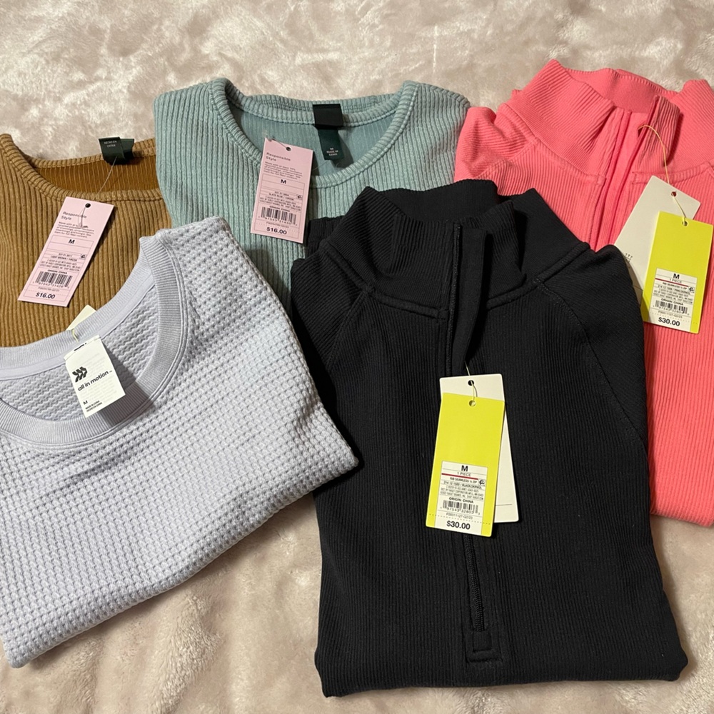 Wild Fable and All In Motion Tops From Target NWT